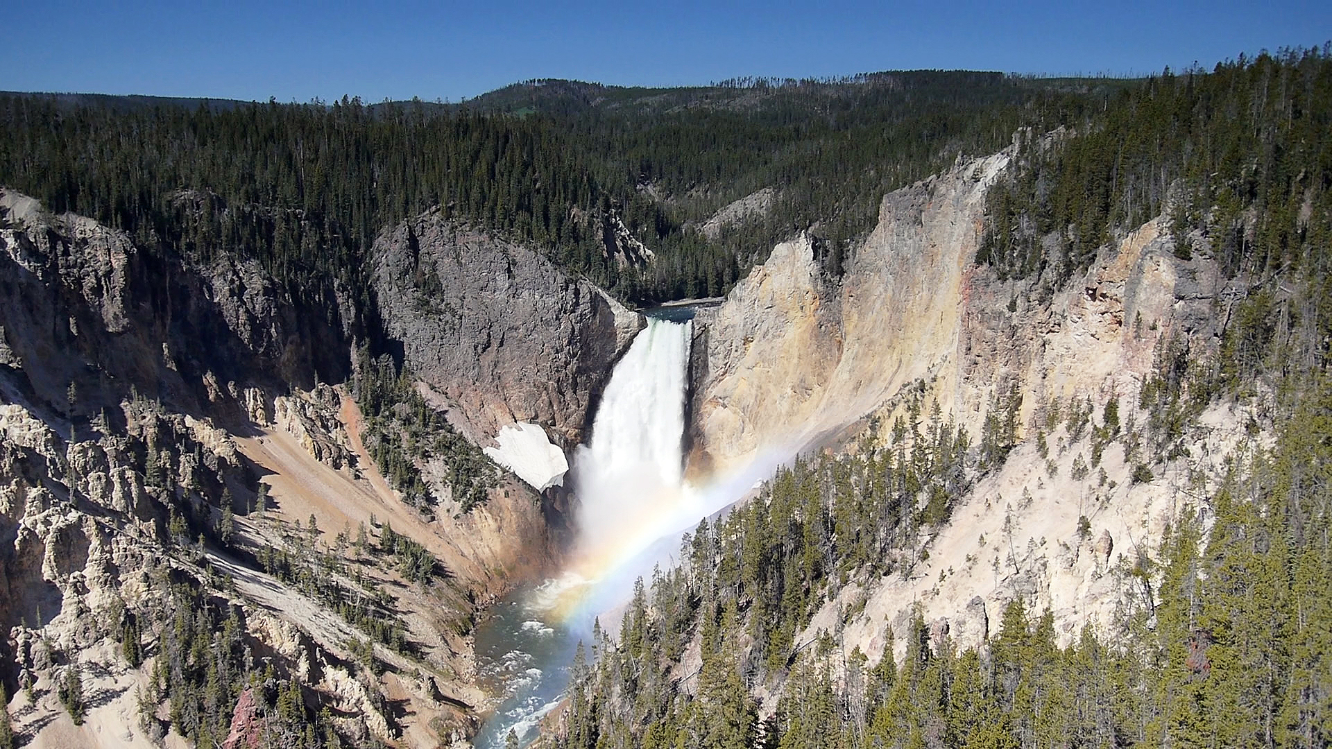 Lower Falls Yellowstone - Wonders of Yellowstone DVD